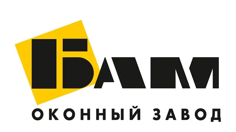 Лого Оконного завода «БАМ»